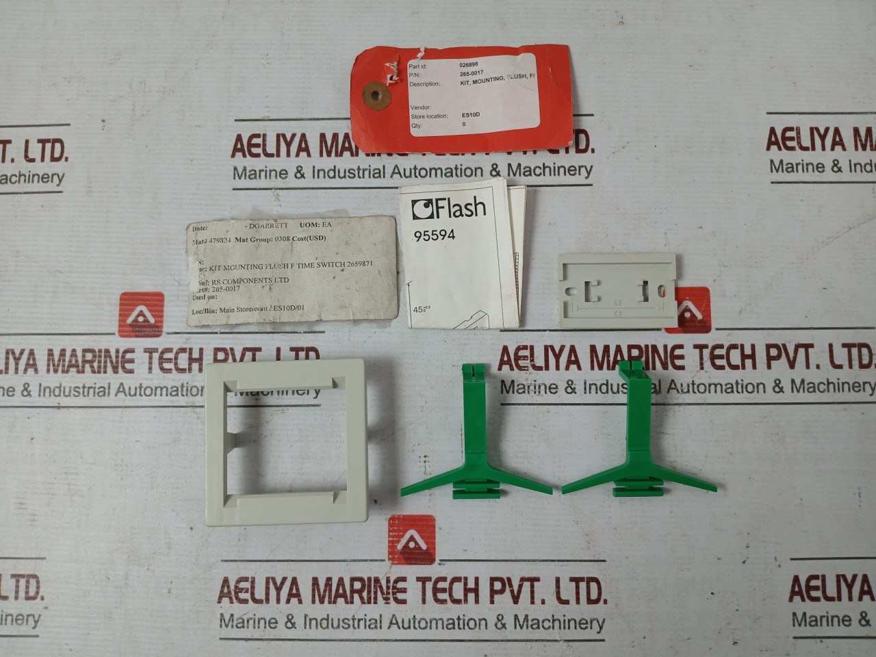 Rs Component 265-0017 Mounting Flush F Time Switch Kit 2659871