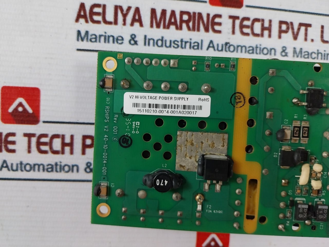 Rships V2 40-10-0014-001 Power Supply Board Rev 001 94V-0