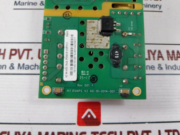 Rships V2 40-10-0014-001 Power Supply Board Rev 001 94V-0
