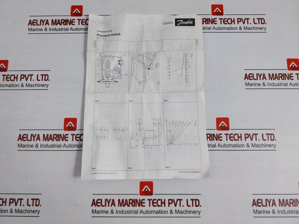 Rt113 Danfoss Pressure Switch 0/+0.3Bar 0 To 30Kpa