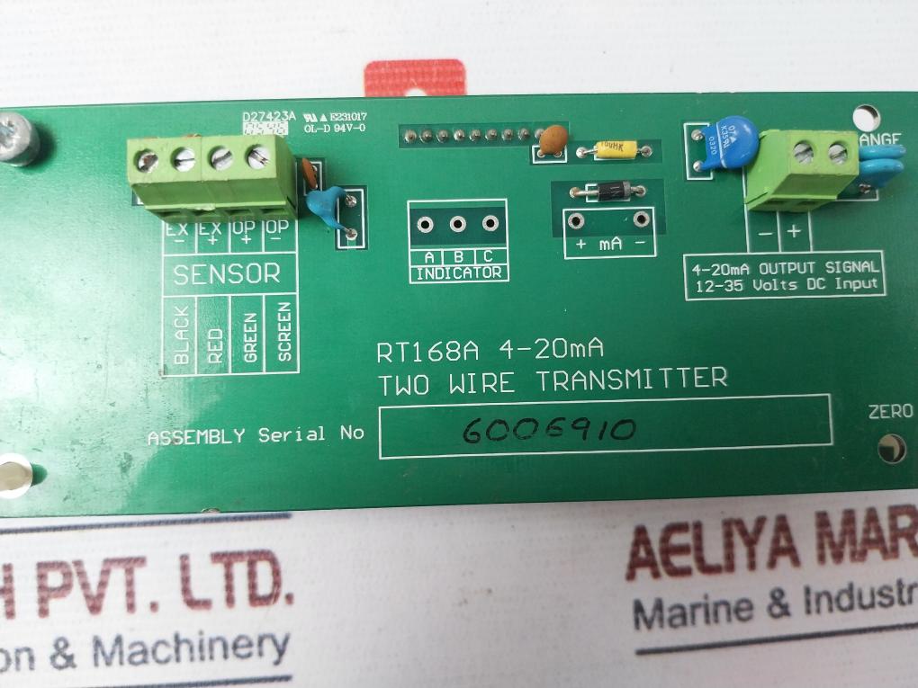 Rt168A Two Wire Transmitter Board 94V