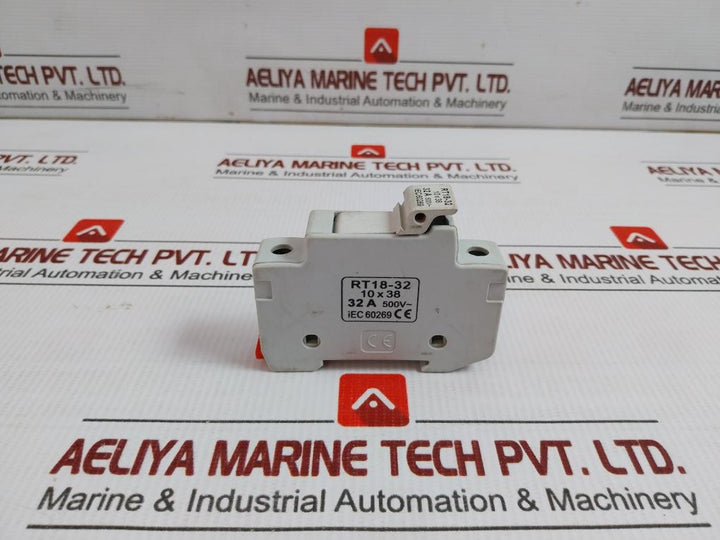 Rt18-32 10 X 38 Fuse With Fuse Holder Assembly 500V Ac 4/32 A Eia