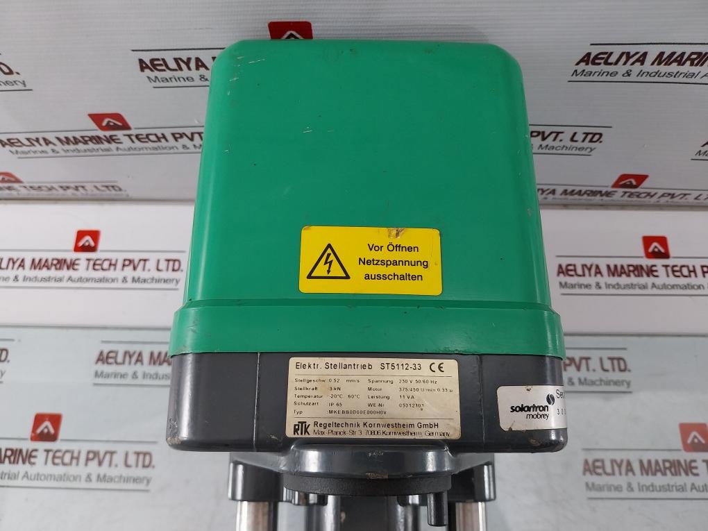 Rtk St5112-33 Electric Valve Actuator 230 V 50/60 Hz