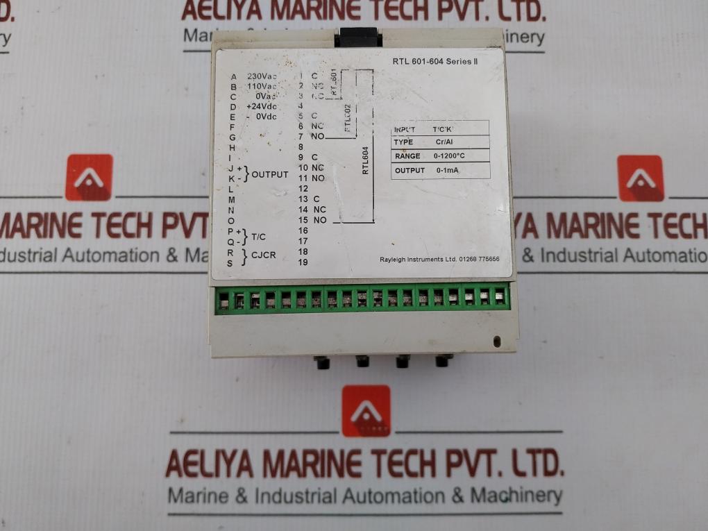 Rtl 604 Series Ii Temperature Controller Raytel 0-1200?C