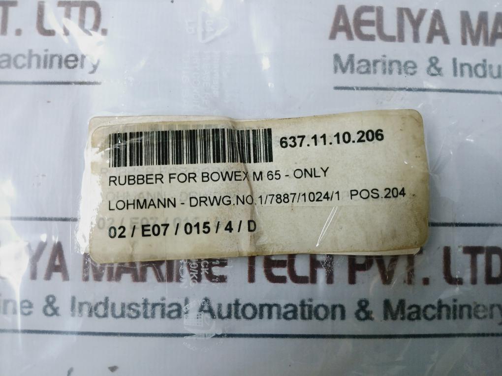 Rubber Coupling Sleeve For Bowex M65