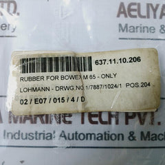 Rubber Coupling Sleeve For Bowex M65