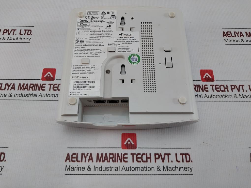 Ruckus-100-240V-50-60Hz-0-35A-Dual-Band-Wifi-Access-Point-R610-209804-6