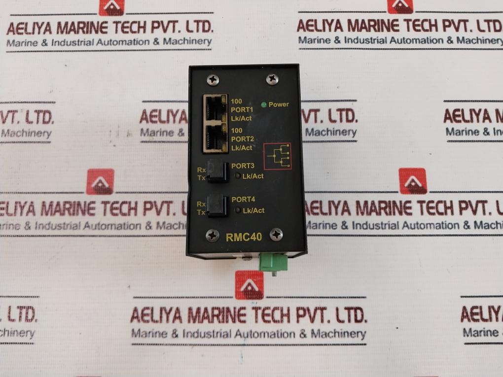 Ruggedcom Rmc40-hi-mjmj Ethernet Switch And Media Converter