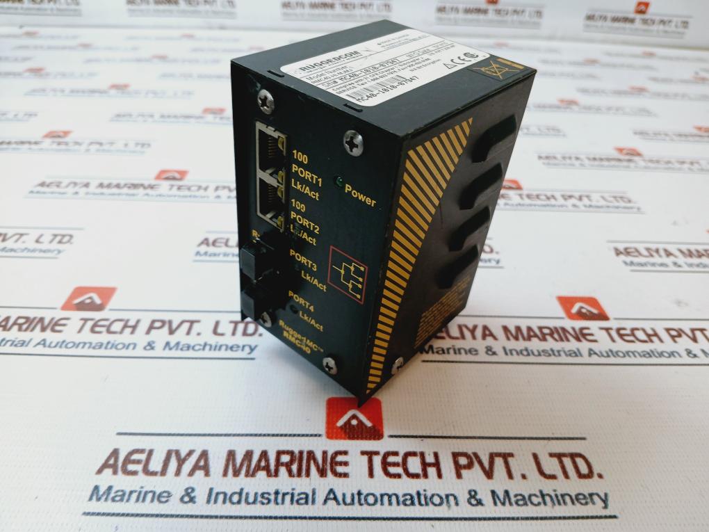 Ruggedcom Rmc40-hi-mjmj Media Converter 100-240V, 50-60Hz, 500Ma