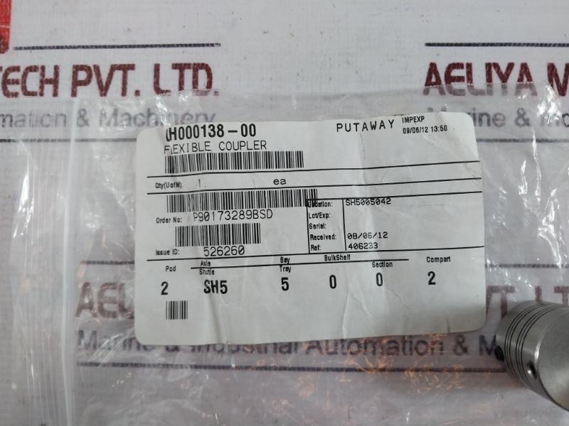 Ruland 3258230 Flexible Coupler 6 X 6 Mm Ch000138-00