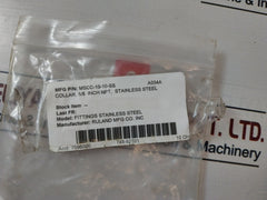 Ruland Mscc-10-10-ss Stainless Steel Rigid Shaft Coupling