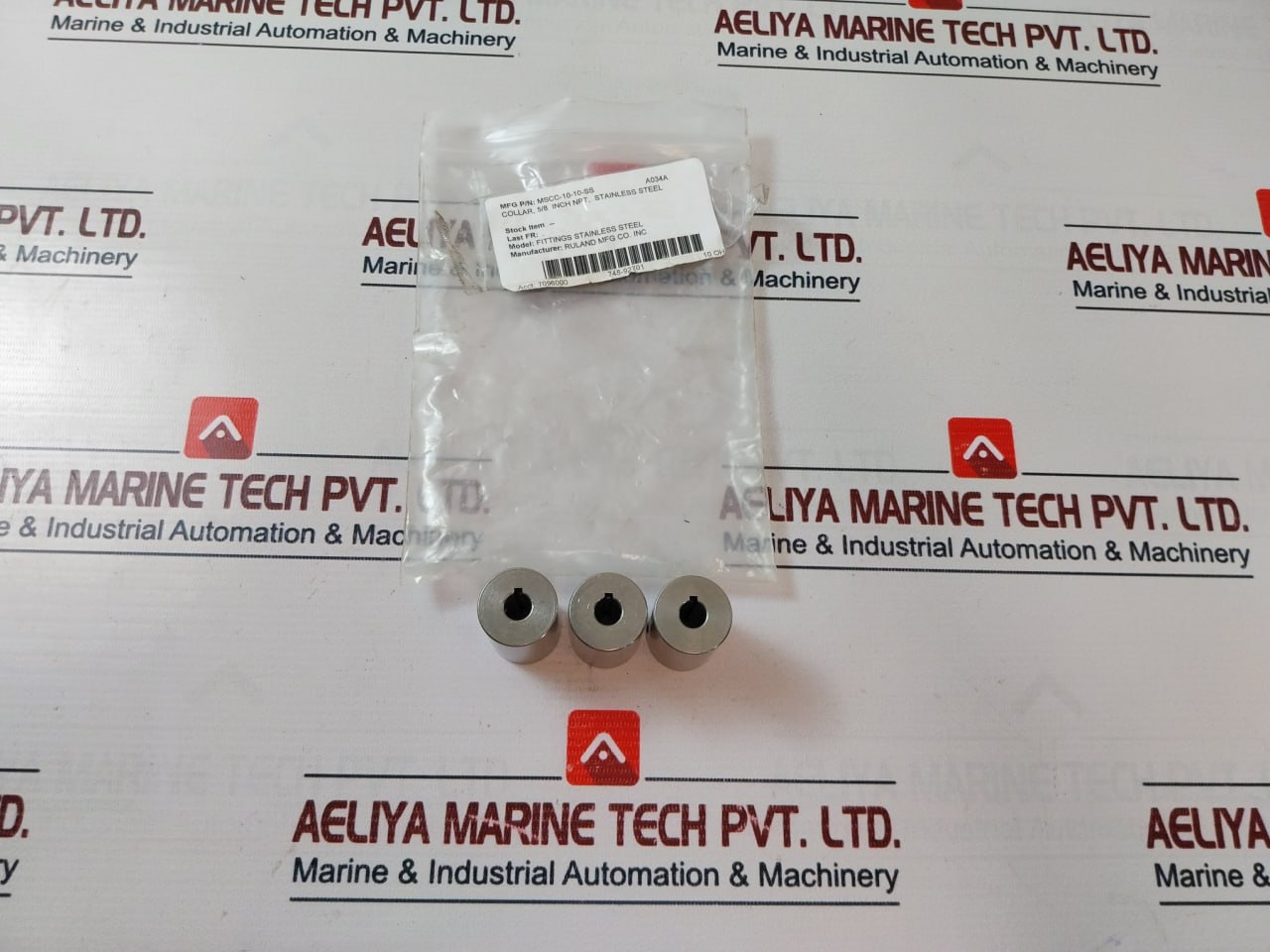 Ruland Mscc-10-10-ss Stainless Steel Rigid Shaft Coupling