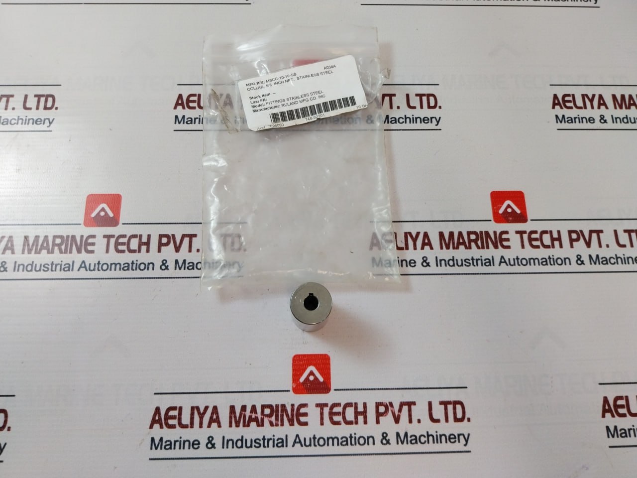 Ruland Mscc-10-10-ss Stainless Steel Rigid Shaft Coupling