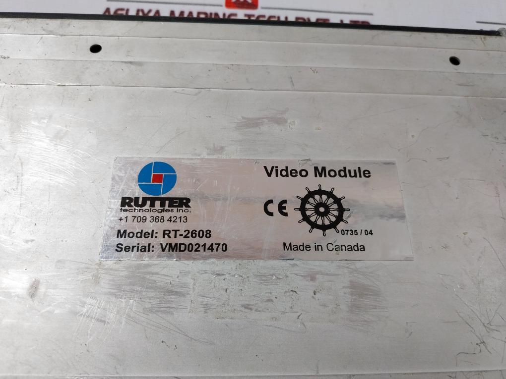 Rutter Rt-2608 Video Module 24Vdc