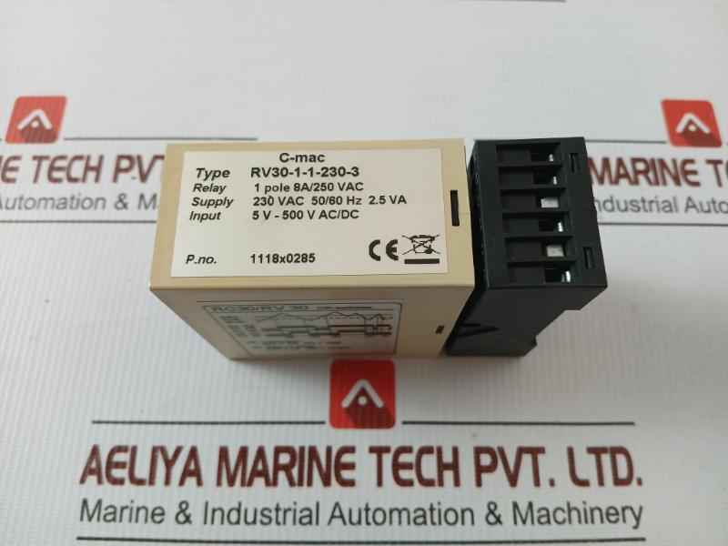 Rv30-1-1-230-3 C-mac Control Module 230 Vac 50/60Hz 2.5 Va