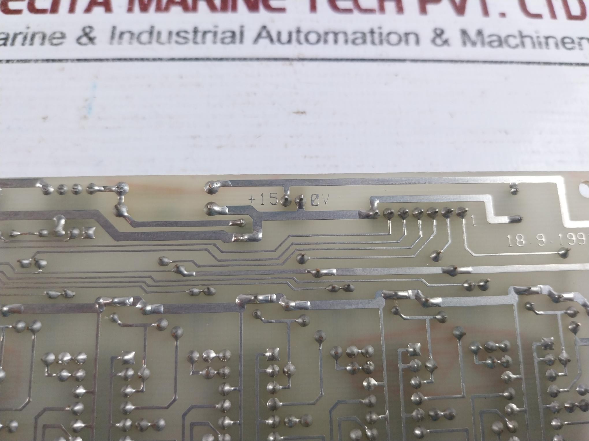 Rv Electronique 040110.019152 Printed Circuit Board Card