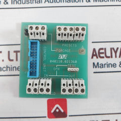 RV ELECTRONIQUE 040110.021360 Control Unit