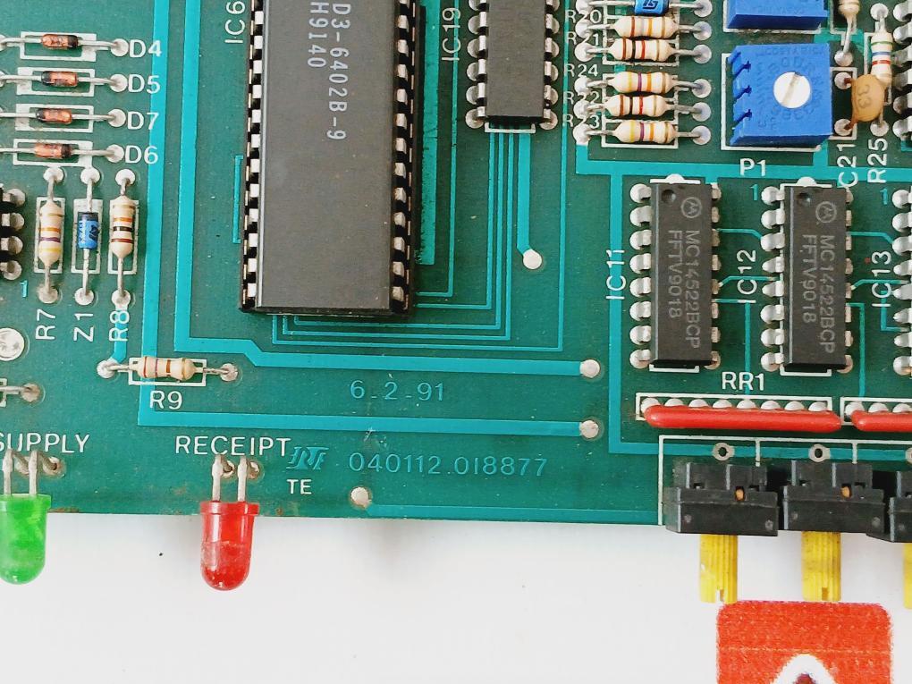 RV Electronique 040112.0I8877 PCB Card 24 Channels 110V 50-60Hz