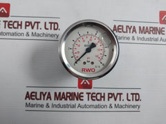 Rwo En 837-1 Pressure Gauge 0-140/145 Psi/0-10 Bar