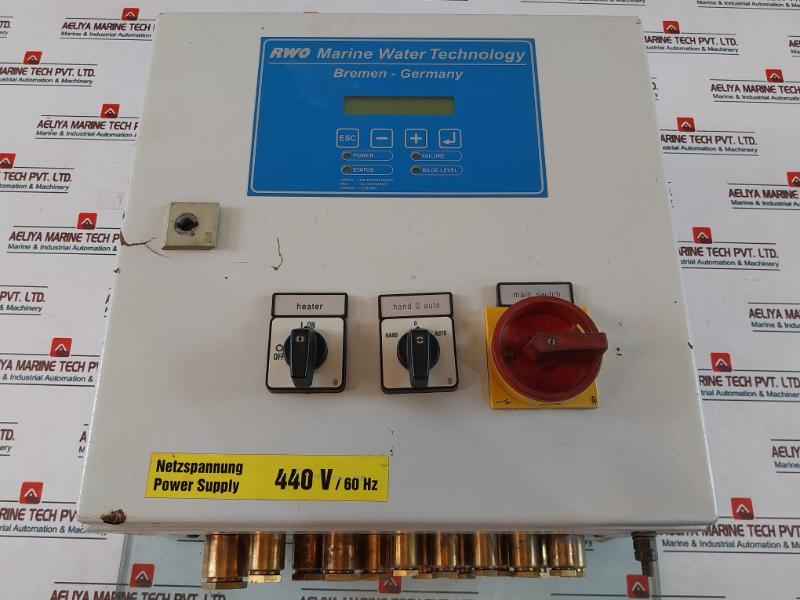 Rwo Me06 7Sh Marine Water Technology 440V/ 60Hz