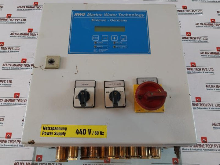 Rwo Me06 7Sh Marine Water Technology 440V/ 60Hz