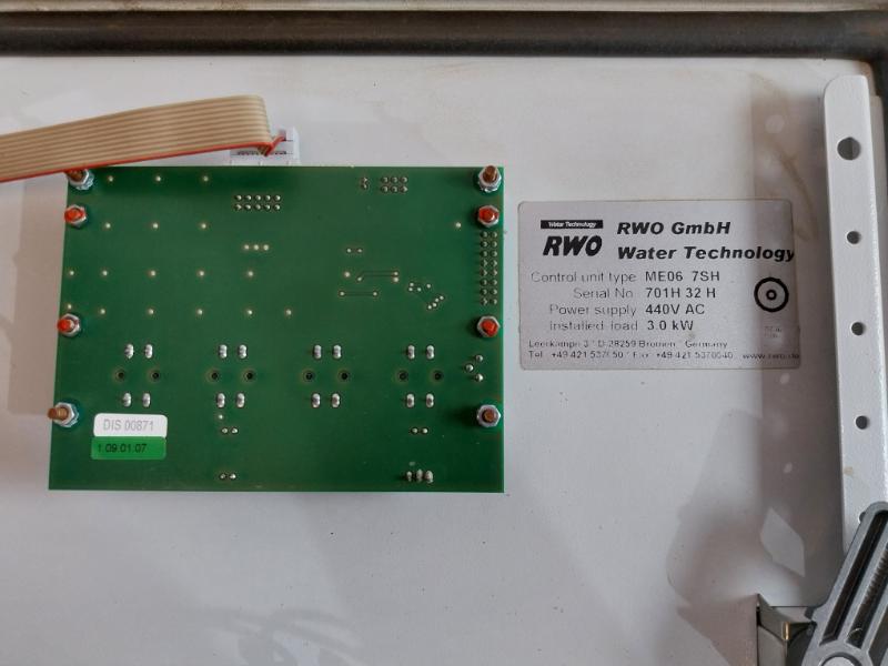 Rwo Me06 7Sh Marine Water Technology 440V/ 60Hz