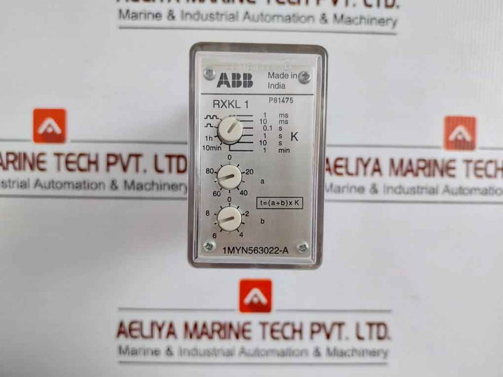 Rxkl 1 Time Delay Relay 100..240 V 50/60Hz Abb