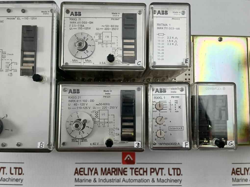 Rxpe 40 Protection Relay Assembly Rtxp 18, Rxig 21, Rxeg 21, Rxtma 1 Abb