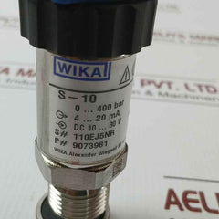 S-10 Pressure Transmitter 0..400 Bar Wika  4..20 Ma 9073981