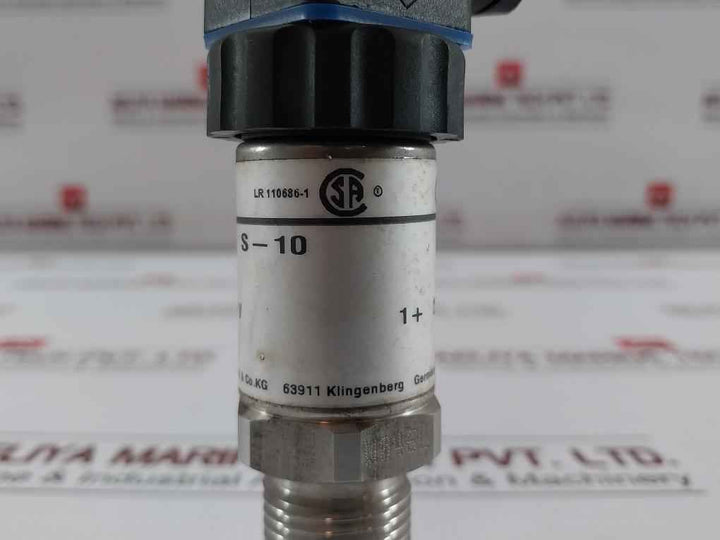 S-10 Pressure Transmitter 4-20Ma Wika