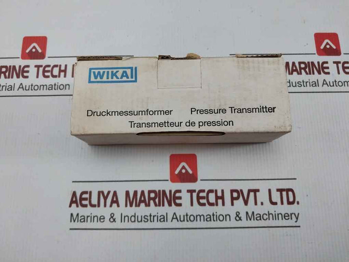 S-10 Pressure Transmitter 4-20Ma Wika
