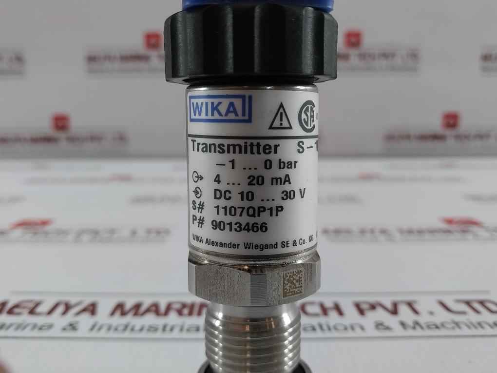 S-10 Pressure Transmitter Wika -1 To 0 Bar