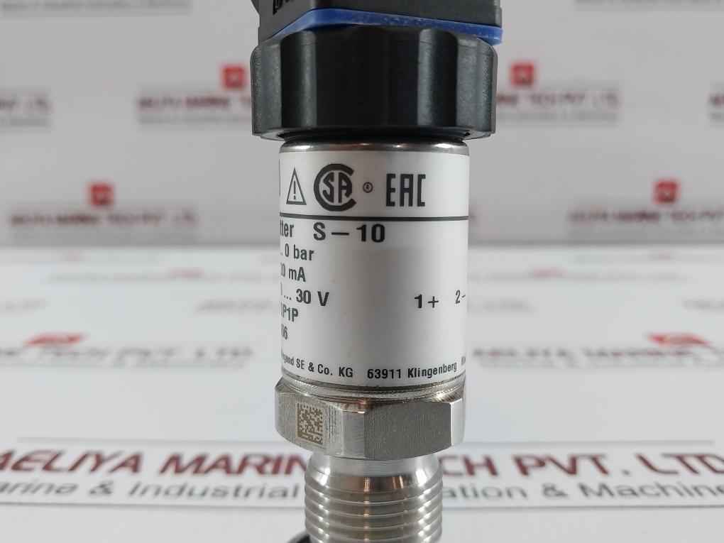 S-10 Pressure Transmitter Wika -1 To 0 Bar