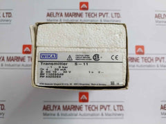 S-11 Pressure Transmitter -1 To 0 Bar 4-20 Ma Wika