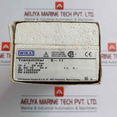 S-11 Pressure Transmitter -1 To 0 Bar 4-20 Ma Wika