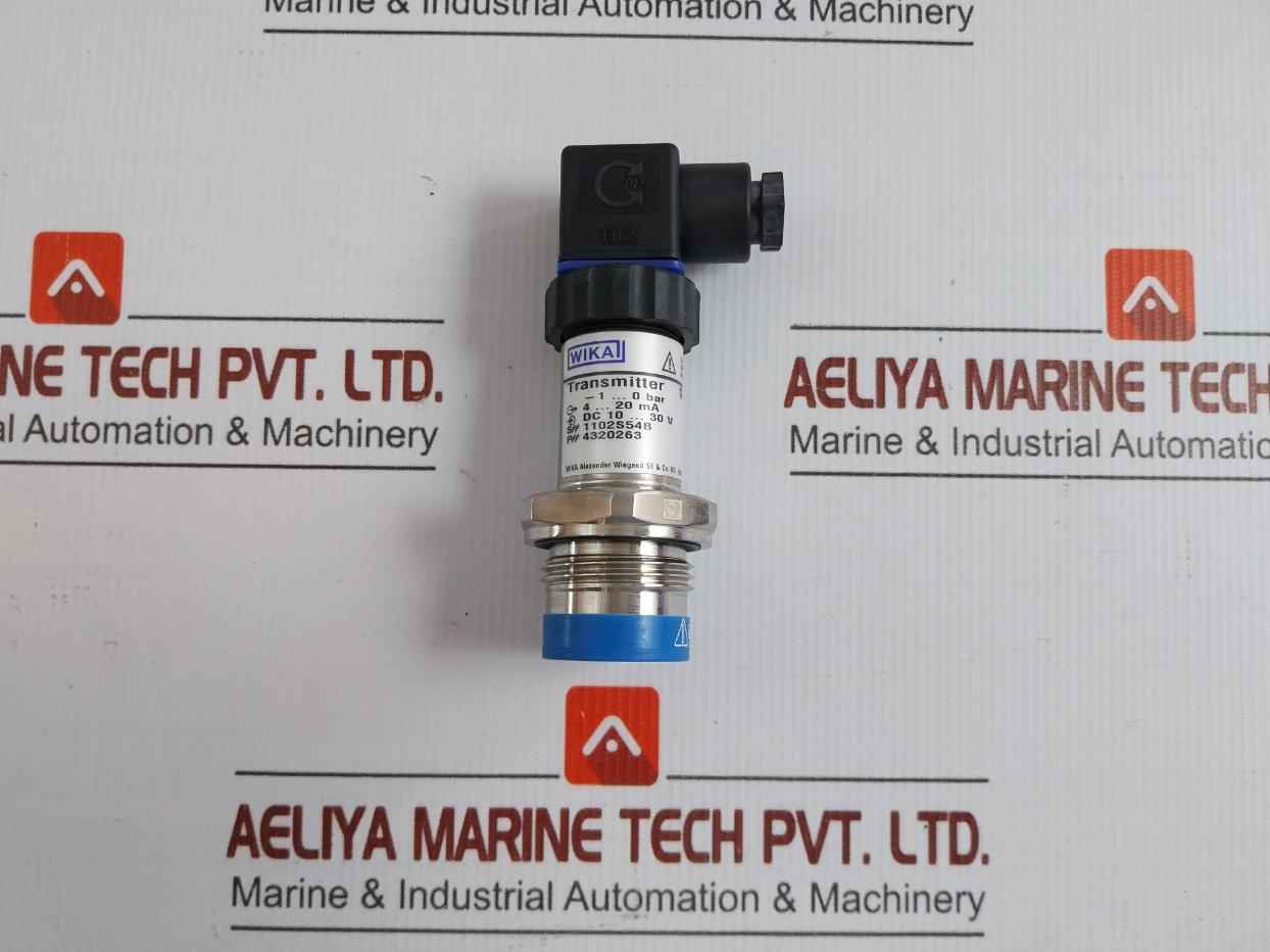 S-11 Pressure Transmitter -1 To 0 Bar 4-20 Ma Wika