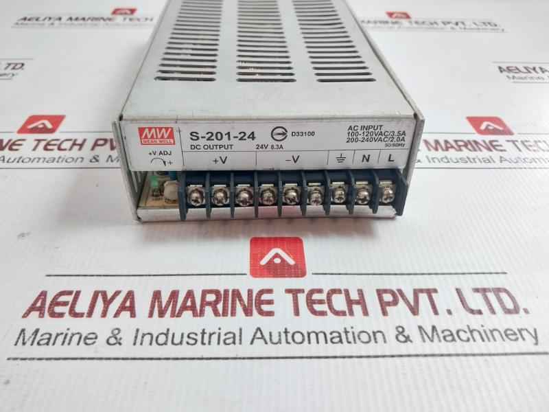 S-201-24 Switching Power Supply Mean Well Dc Output-24V 8.3A