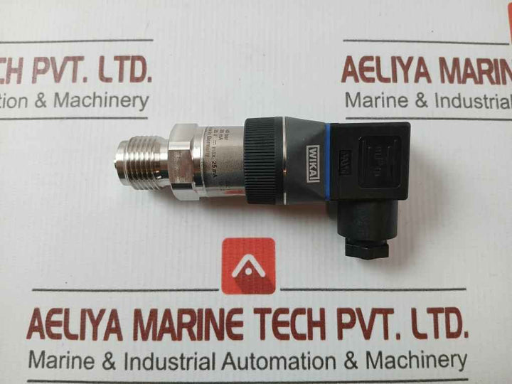 S-20 Pressure Sensor Transmitter Power Supply 8-35V Max.25Ma Wika