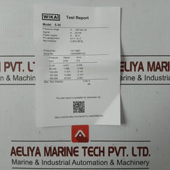 S-20 Wika Pressure Sensor Transmitter Power Supply 8-35V Max. 25Ma
