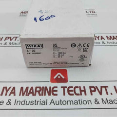 S-20 Pressure Transmitter 0-1600 Bar 4-20 Ma Wika