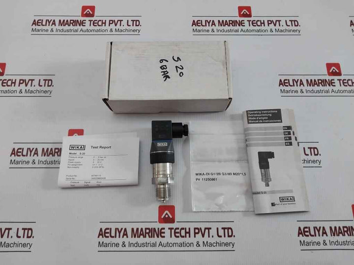 S-20 Wika Pressure Transmitter 4-20 Ma