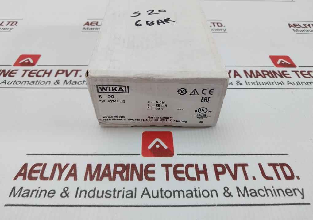 S-20 Wika Pressure Transmitter 4-20 Ma