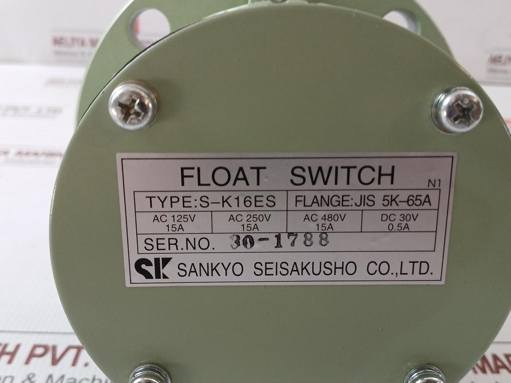 S-k16Es Float Switch Sankyo Seisakusho Ac 480V 15A