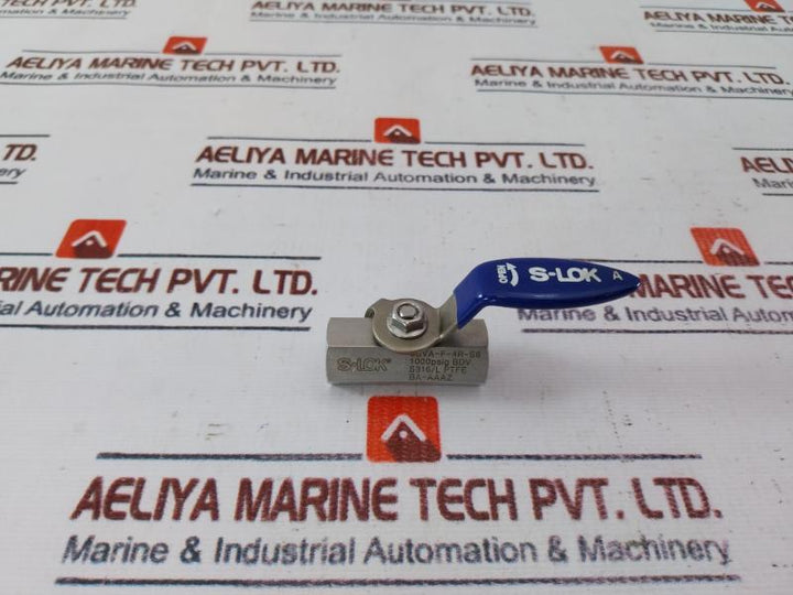 S-lok Sbva-f-4R-s6 Ball Valve Stainless Steel S316/L Ptfe