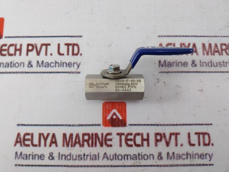 S-lok Sbva-f-4R-s6 Ball Valve Stainless Steel S316/L Ptfe