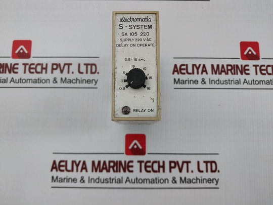 S-system Time Delay Relay Sa 105 220 Electromatic
