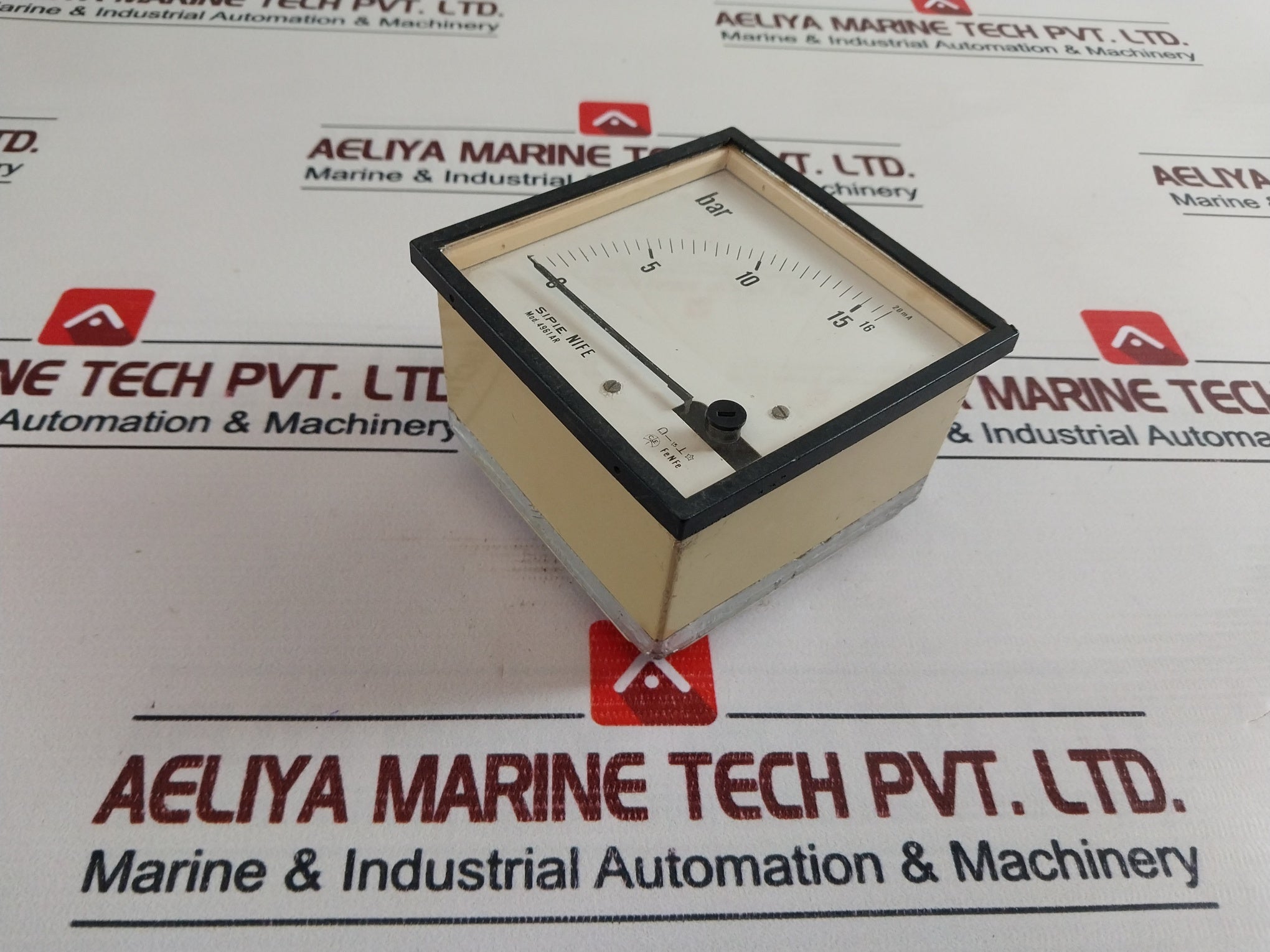 S.I.P.I.E. 0-16 Bar Panel Meter 4-20 Ma