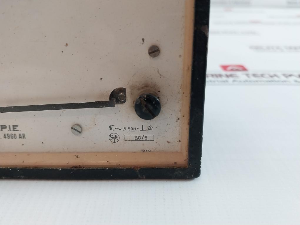 S.I.P.I.E. 4960 Ar Analog Ammeter 0-60/300A 1.5 50Hz 60/5