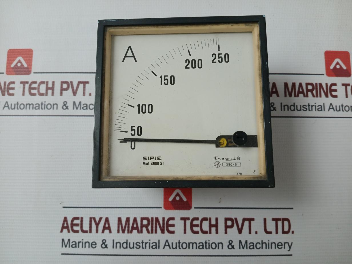 S.I.P.I.E. 4960 Si Analog Ammeter Meter 1.5 50Hz