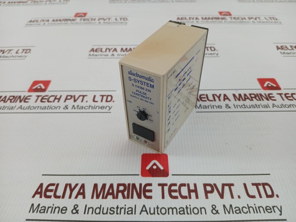 S 114166 230 Electromatic 195-265 Vac Pulse Continuity Timer